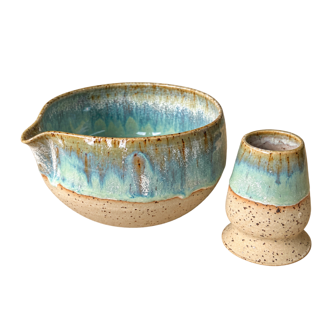 Azure Handmade Ceramic Ritual Kit