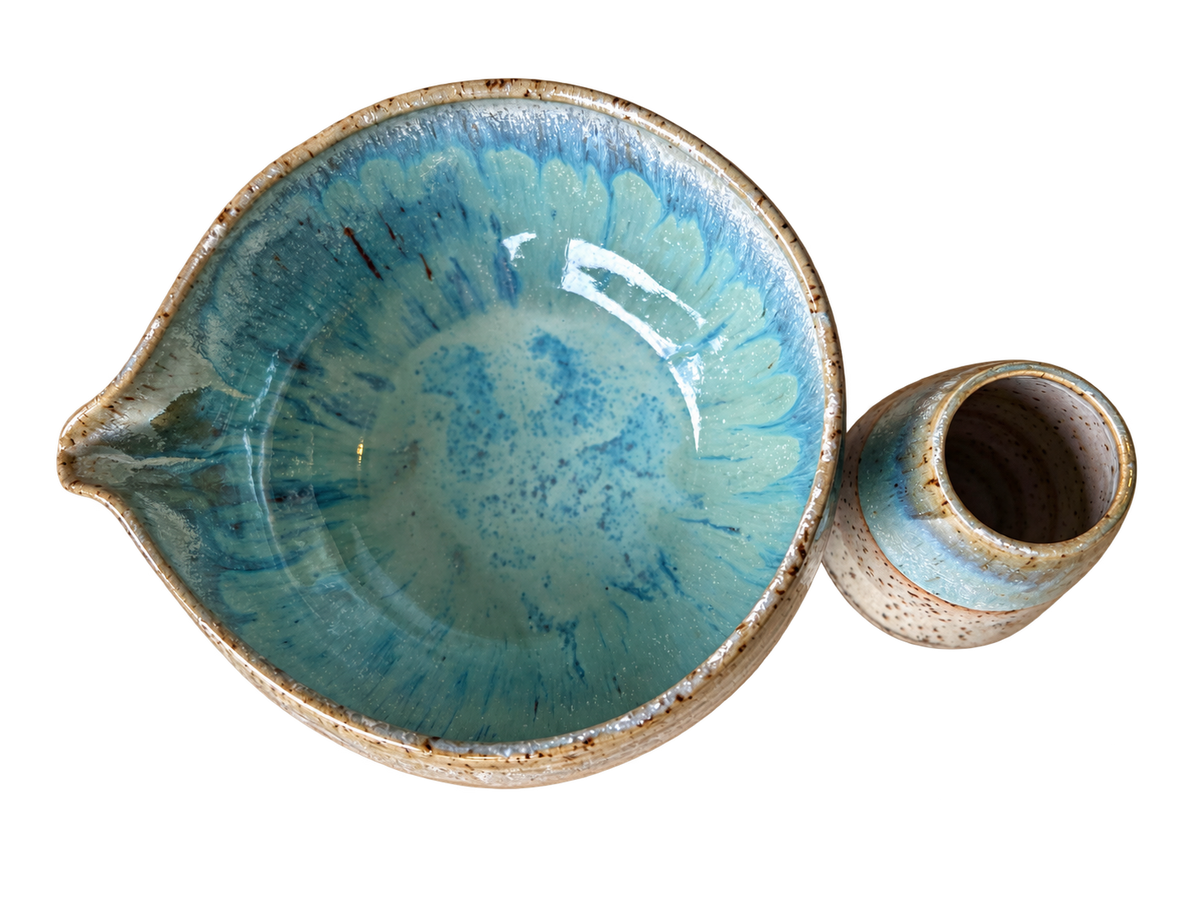 Azure Handmade Ceramic Ritual Kit